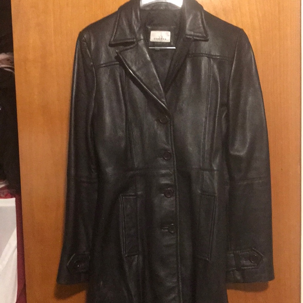 Vintage -Forever 21, 100% leather coat